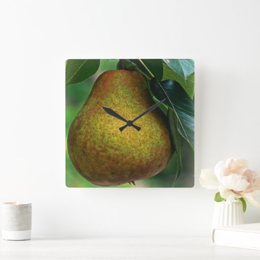 Pear Vierkante Klok (Huis)