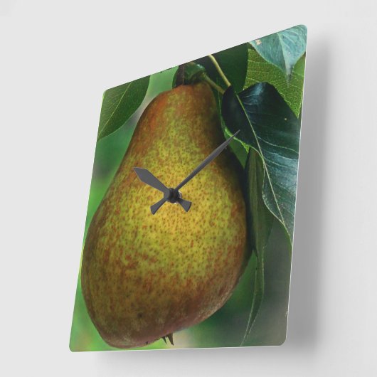 Pear Vierkante Klok (Hoek)