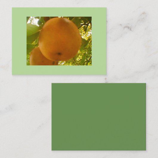 Pear Visitekaartje (Voorkant / Achterkant)