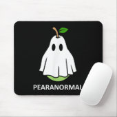 Pearanormal Cute Ghost Pear Halloween Costume Funn Muismat (Met muis)