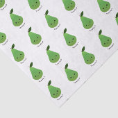 Pearfect Cute Kawaii Pear Tissuepapier (Detail)