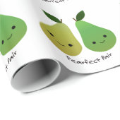 Pearfect Pear Kawaii Pears Cadeaupapier (Rol Hoek)