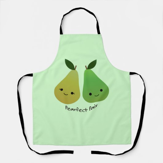 Pearfect Pear Kawaii Pears Schort (Voorkant)