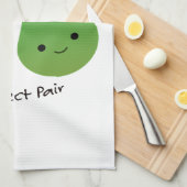 Pearfect Pear Kawaii Pears Theedoek (Quarter Fold)