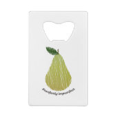Pearfect peren creditkaart flessenopener (Achterkant)