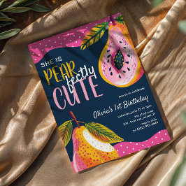 PEARfectly Schattige' Whimsical 1st Birthday Kaart