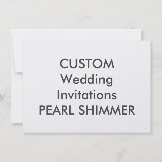 PEARL 110 lb 6,25 x 4,5-inch bruiloft Kaart (Voorkant)