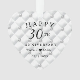 Pearl 30e bruiloft Jubileum Ornament