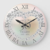 Pearl 30th Wedding Jubileum Grote Klok (Voorkant)