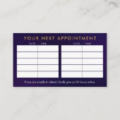 Pearl and Gold Healing Hands Yin Yang Visitekaartje (Achterkant)