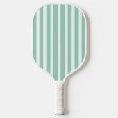 Pearl Aqua Stripes Pickleball Paddle (Voorkant)