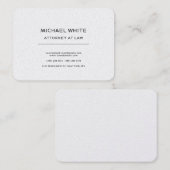 Pearl Attorney bij Law Minimalist Professional Visitekaartje (Voorkant / Achterkant)