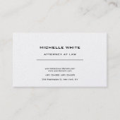 Pearl Attorney bij Law Minimalist Professional Visitekaartje (Voorkant)
