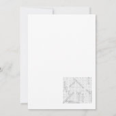 Pearl Baby Shower Game - Editable Name, 5x7 Kaart (Achterkant)