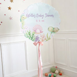 Pearl Baby shower Ocean Theme Balloon Ballon