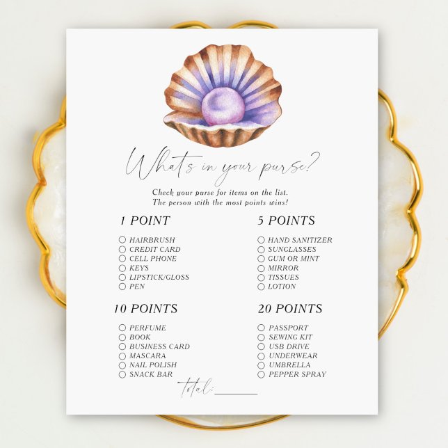 Pearl baby shower - Wat zit er in je portemonnee s (Creator heeft geüpload)