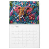 Pearl & Bead Embroidery – 2026 Calendar Kalender (Mar 2026)