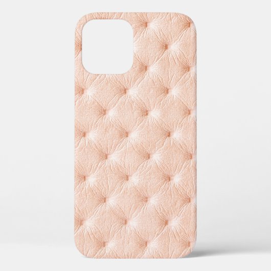 Pearl beige lederen textuur Case-Mate iPhone case (Achterkant)