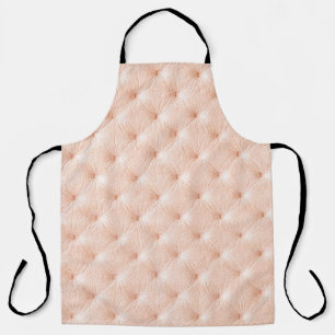 Pearl beige lederen textuur schort