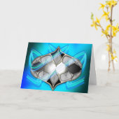 Pearl binnen Wenskaart Kaart (Gele Bloem)