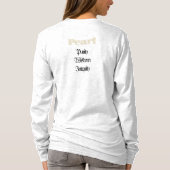 Pearl Birthstone - juni T-shirt (Achterkant)