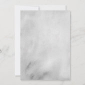 Pearl Black Bow Boho Verjaardagsfeestje Uitnodigin Kaart (Achterkant)