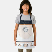 Pearl Black Watusi Tacao Bloemenmeisje Wedding Apr Schort (Insitu)