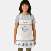 Pearl Black Watusi Tacao Bloemenmeisje Wedding Apr Schort (Insitu)