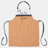 Pearl Black Watusi Tacao Wedding Apron Best Man Schort (Voorkant)