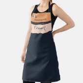 Pearl Black Watusi Tacao Wedding Apron Groomsman Schort (Insitu)