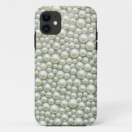 Pearl Bling Glitter iPhone 5 Hoesje (Achterkant)