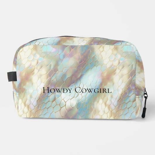 Pearl Blue Sky Animal Print Toilettasje (Voorkant)