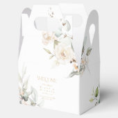 Pearl Blush Bloemen Waterverf Huwelijk ID989 Bedankdoosjes (Geopend)