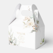 Pearl Blush Bloemen Waterverf Huwelijk ID989 Bedankdoosjes (Voorkant Zijde)