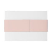 Pearl Blush Bruiloft Uitnodigingen Wikkel (Achterkant Voorbeeld)