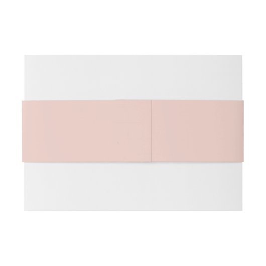 Pearl Blush Bruiloft Uitnodigingen Wikkel (Achterkant Voorbeeld)