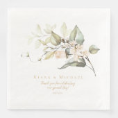 Pearl Blush Floral Elegance Wedding ID989 Servet (Voorkant)