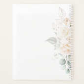 Pearl Blush Floral Wedding ID989 Planner (Achterkant)