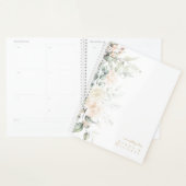 Pearl Blush Floral Wedding ID989 Planner (Display)