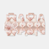 Pearl Blush Pink Rose Gold Bedankdoosjes (Uitgevouwen)