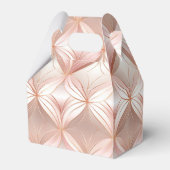 Pearl Blush Pink Rose Gold Bedankdoosjes (Voorkant Zijde)