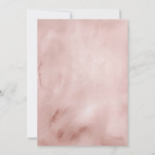 Pearl Boho Bruids Douche Uitnodiging (Achterkant)