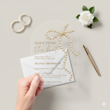 Pearl Bow Arch Zij Krijgt de Knoop Bruidsfeest