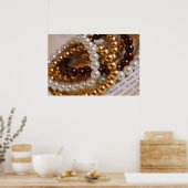 Pearl Bracelets afdrukken Poster (Keuken)