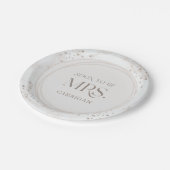 Pearl Bridal Shower Soon to be Mrs. Modern Minimal Papieren Bordje (Gekanteld)