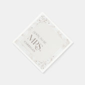 Pearl Bridal Shower Soon to be Mrs. Modern Minimal Servet (Hoek)