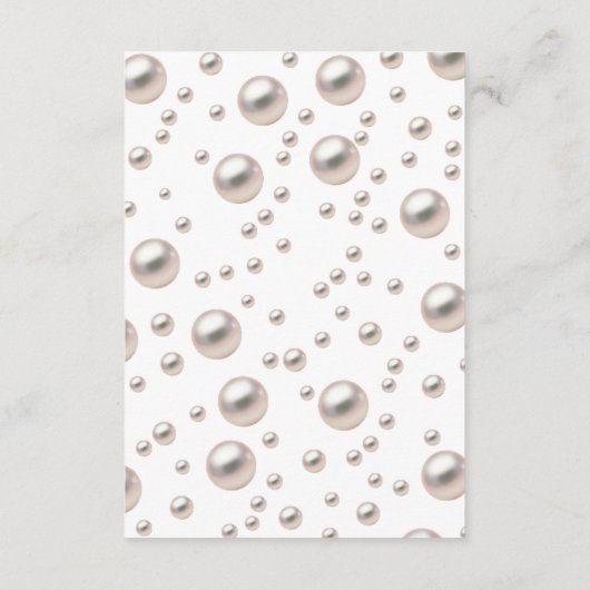 Pearl bruid & bruidegom trivia vrijgezellenfeest s advieskaart (Achterkant)