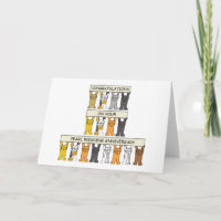 Pearl bruiloft Jubileum,30 jaar Cartoon katten