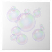 Pearl Bubble Bathroom Wall Art Tegeltje (Voorkant)