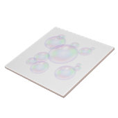 Pearl Bubble Bathroom Wall Art Tegeltje (Zijkant)